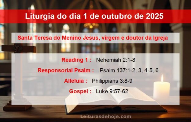 Liturgia do dia 1 de outubro de 2025