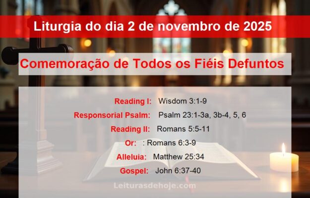Liturgia do dia 2 de novembro de 2025