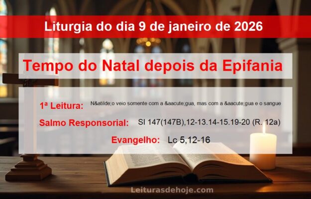 Liturgia do dia 9 de janeiro de 2026