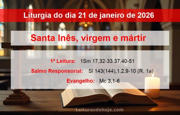 Liturgia do dia 21 de janeiro de 2026