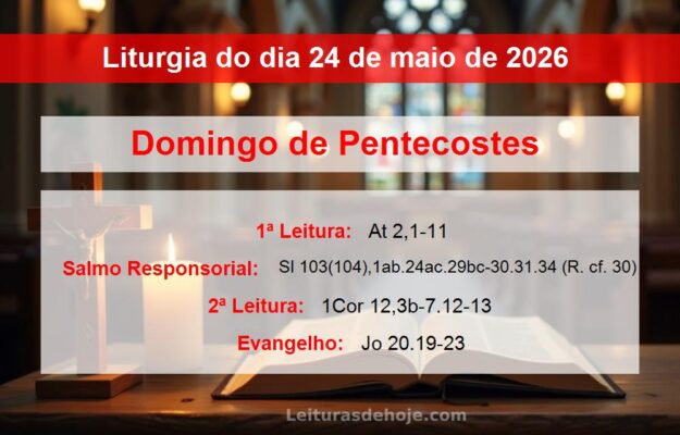 Liturgia do dia 24 de maio de 2026